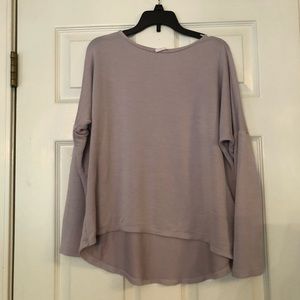Light purple long sleeve tee